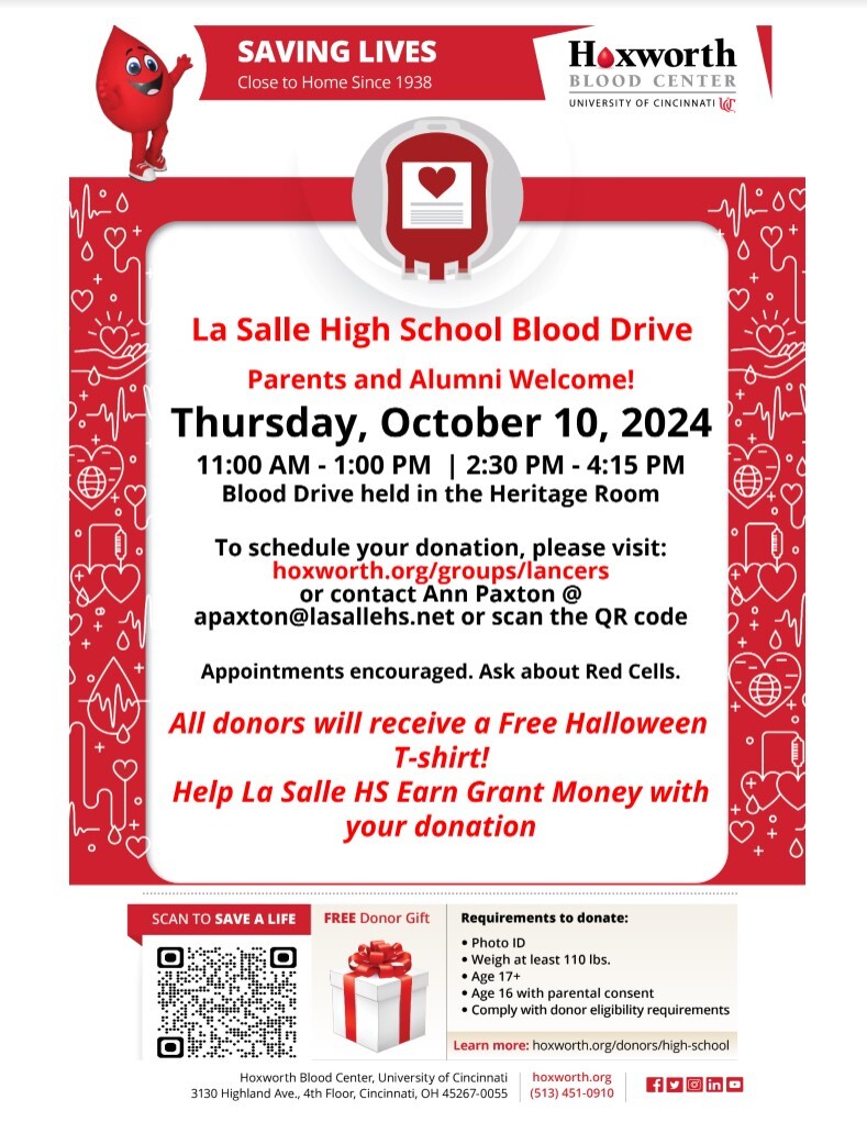 La Salle Blood Drive 2024